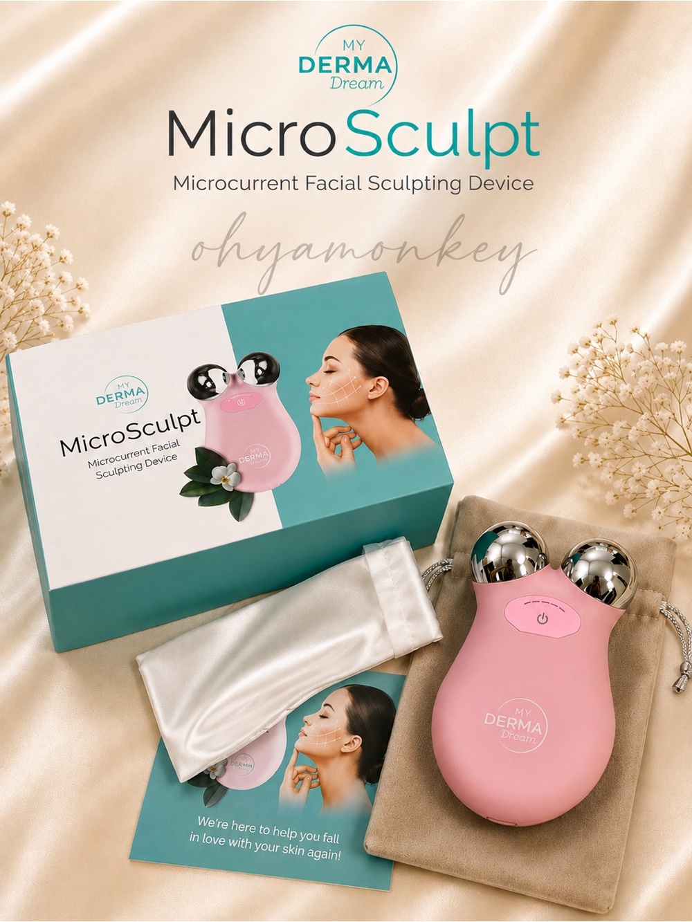 My Derma Dream MicroSculpt Facial Sculpting Device - Pink